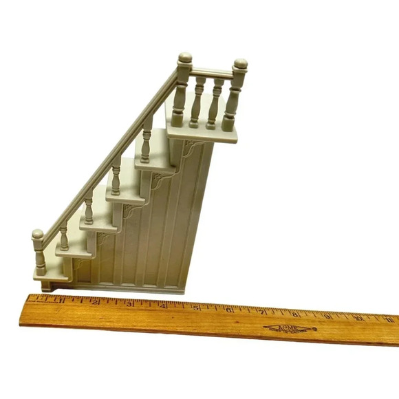 Fisher Price Loving  Family Doll Furniture Lot 2 Musical Fireplace and Stairs - Picture 6 of 8